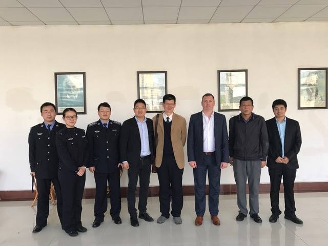 Martin Coyne visits Hubei Police China