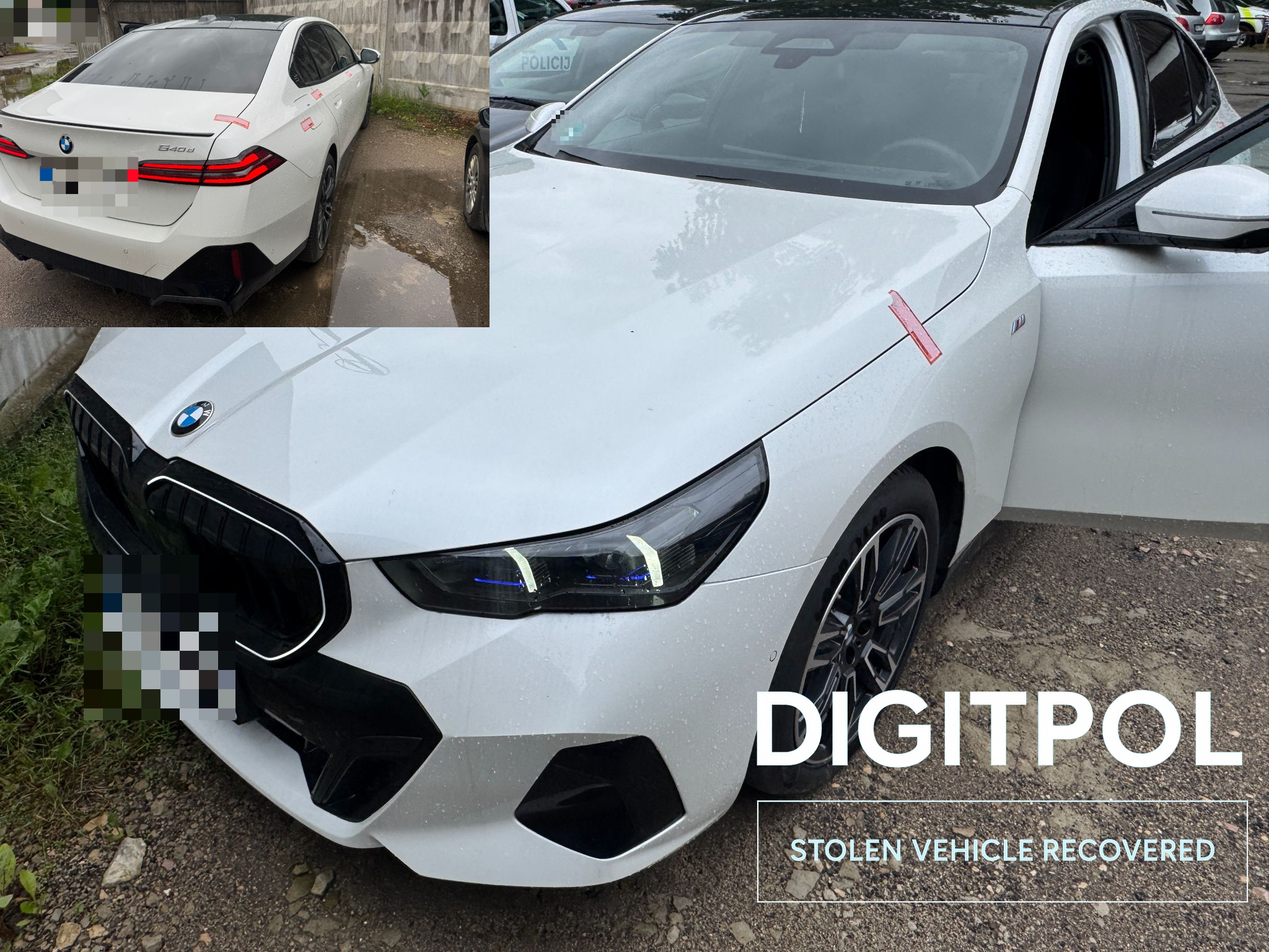 BMW 540 STOLEN AND RECOVERED