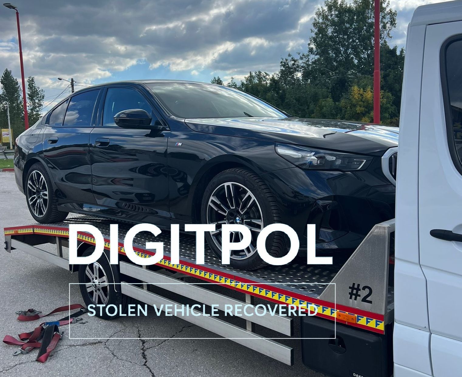 Stolen BMW 5 series 2025 model Recovered in South Serbia