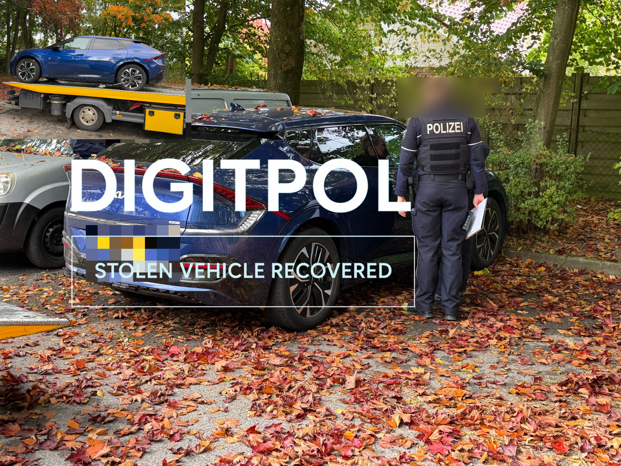 Stolen Kia EV6 Recovered in Germany