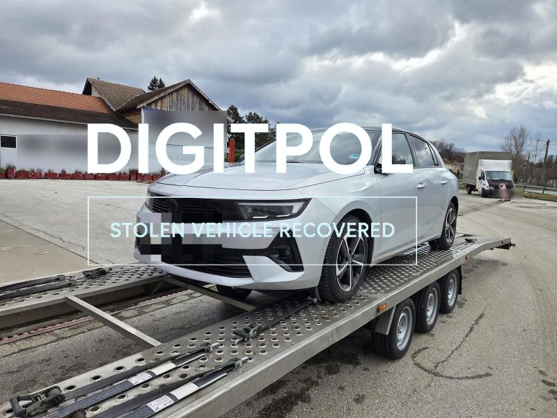 Recovered Opel from North Macedonia