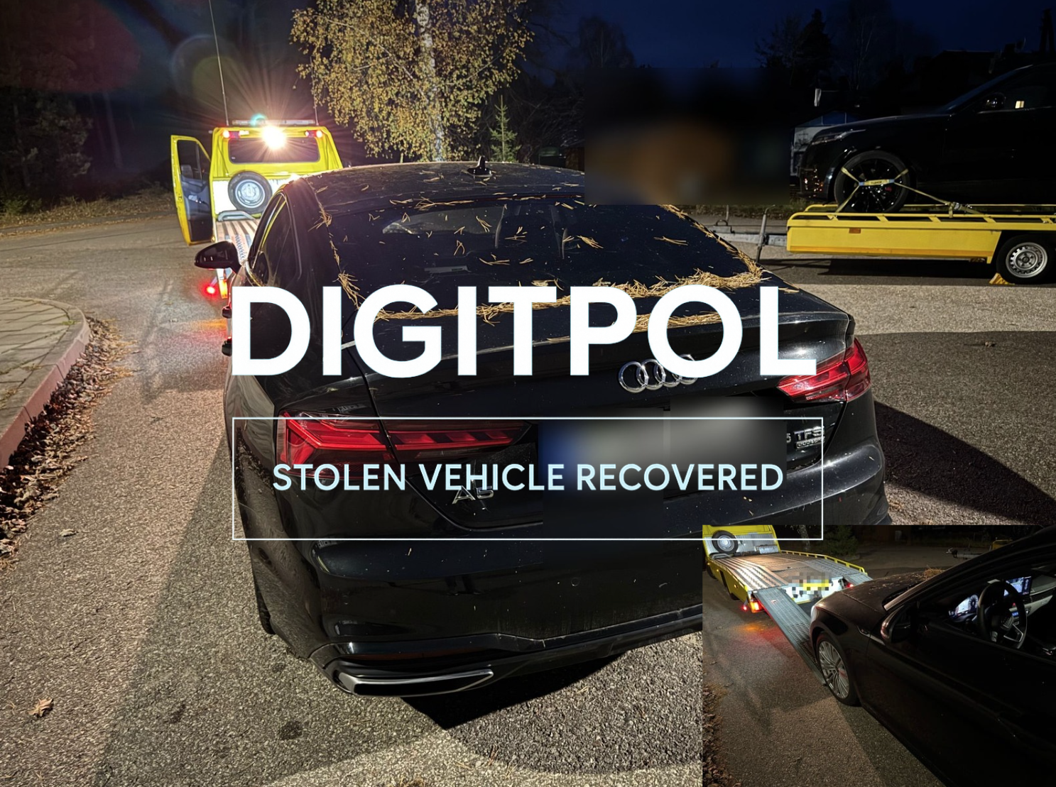 Stolen Audi Recovered by DIGITPOL in Lithuania