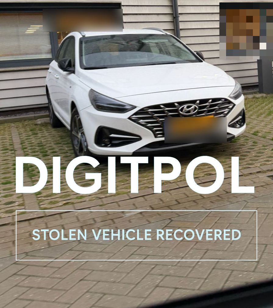 Stolen Hyundai i30 Recovered by DIGITOL_censored