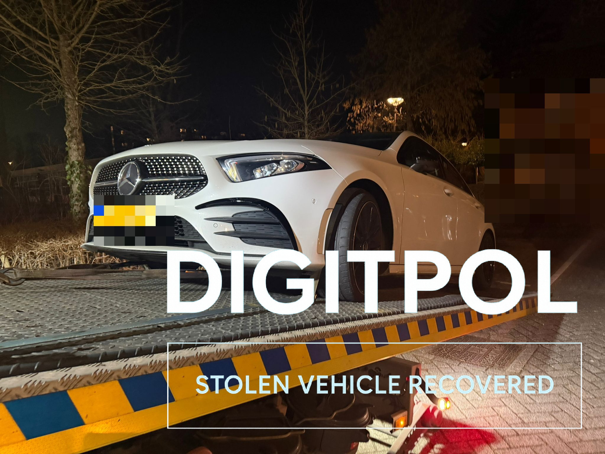 Stolen Mercedes Recovered by DIGITPOL