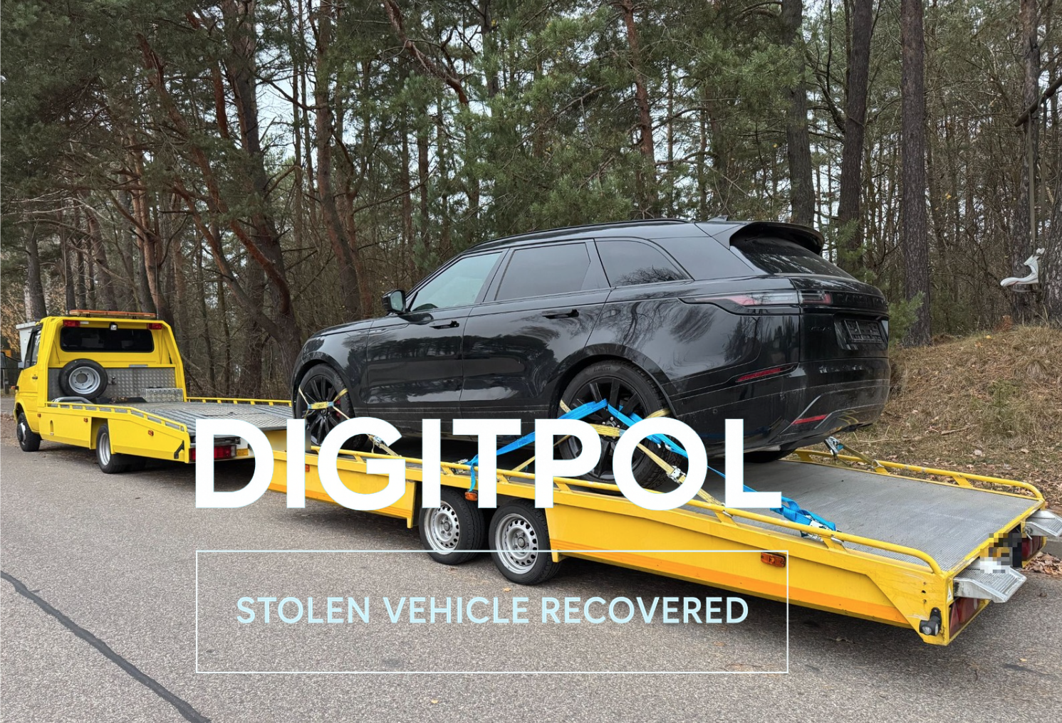 Stolen Range Rover Recovered by DIGITPOL in Lithuania,